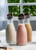 Custom Glass Milk Bottle with Lid